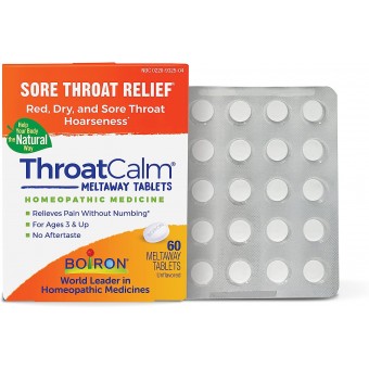 Boiron - ThroatCalm (60 Meltaway Tablets)
