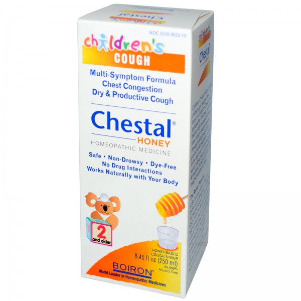 Children's Cough Syrup - Chestal Honey 250 ml - Boiron - BabyOnline HK