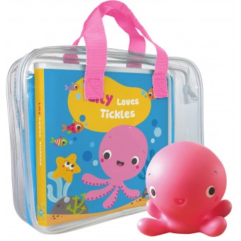 Auzou Bath Book with Toy - Lily Loves Tickles