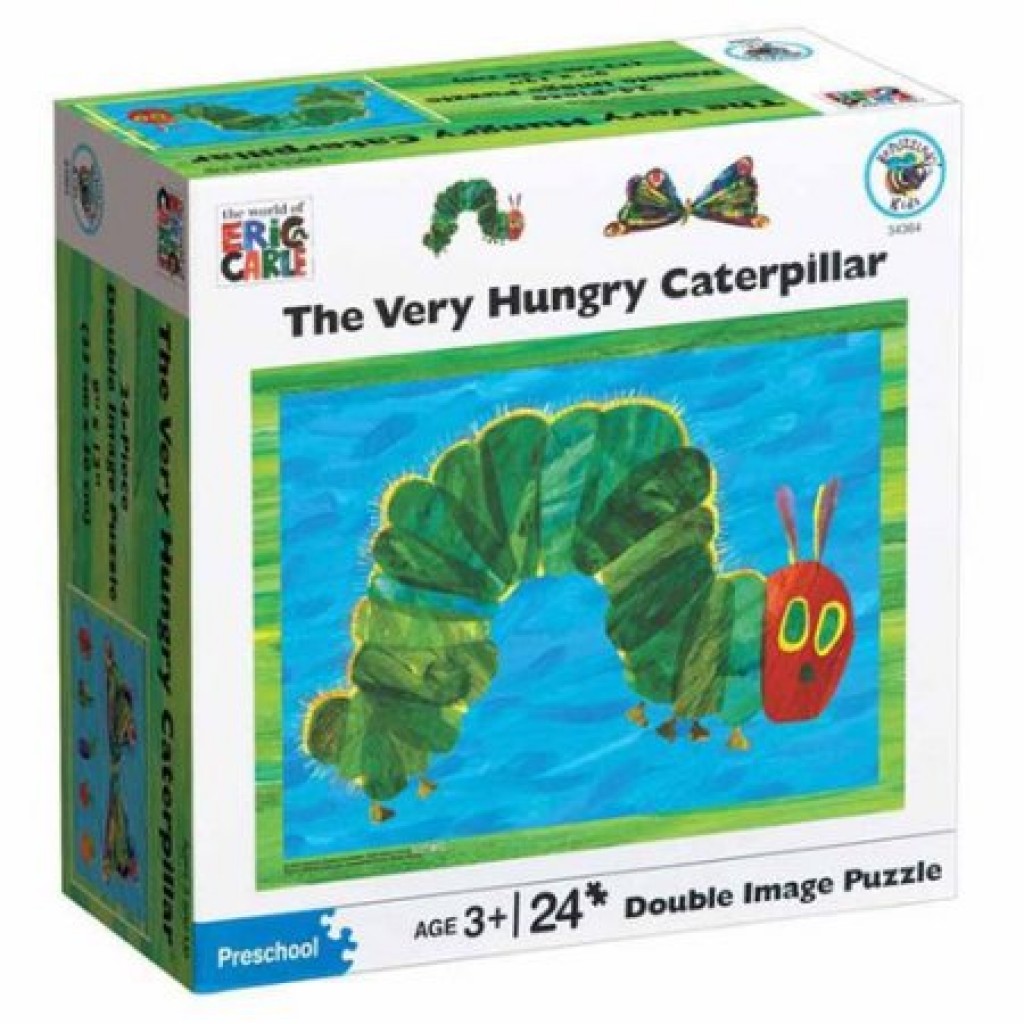 20 & 24 Pieces Ages 3+ The Very Hungry Caterpillar 4-in-1 Jigsaw Puzzles 12 16 