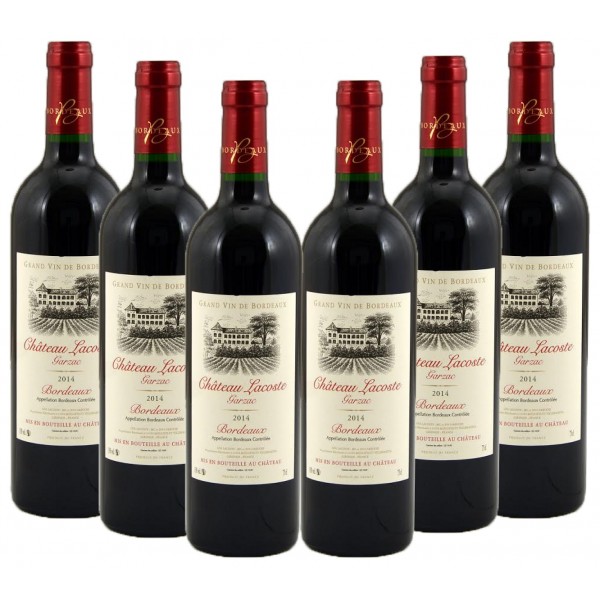Chateau Lacoste Garzac 2014 (6 bottles) - Grand Vin De Bordeaux - BabyOnline HK