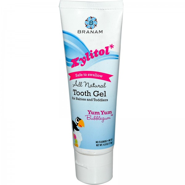 All Natural Xylitol Tooth Gel for Babies and Toddlers (Yum Yum Bubblegum™) - Branam - BabyOnline HK
