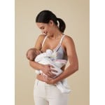 Clip and Pump Hands-Free Nursing Bra Accessory (Sustainable Dove Heather) - Size S - Bravado - BabyOnline HK