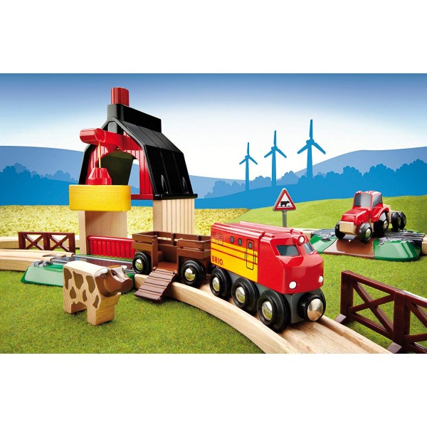Farm Railway Set - BRIO - BabyOnline HK