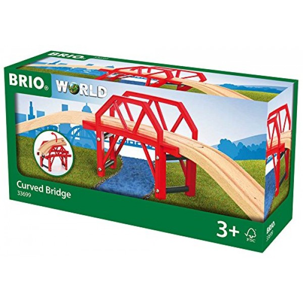 BRIO World - Curved Bridge - BRIO - BabyOnline HK