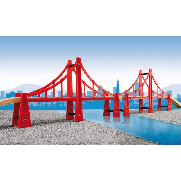 BRIO World - Double Suspension Bridge - BRIO - BabyOnline HK