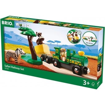 BRIO World - Safari Railway Set