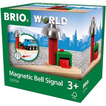BRIO World - Magnetic Bell Signal for Railway