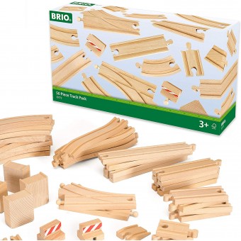 BRIO World - 50 Pieces Track Pack