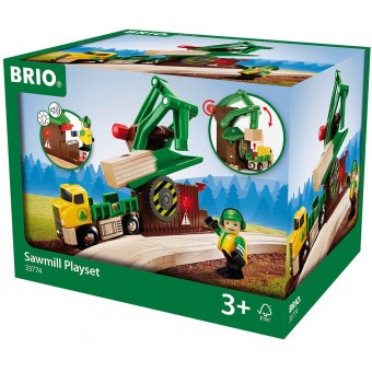 BRIO World - Sawmill Playset