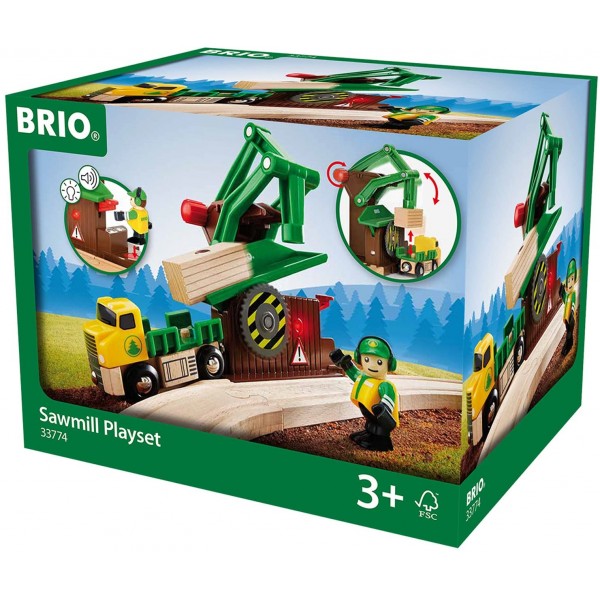 BRIO World - Sawmill Playset - BRIO - BabyOnline HK