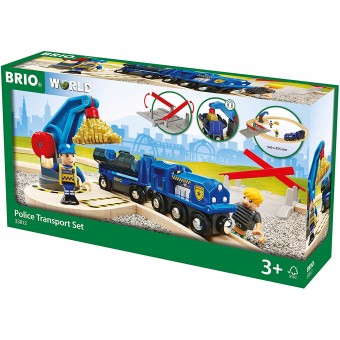 Brio World - Police Transport Set