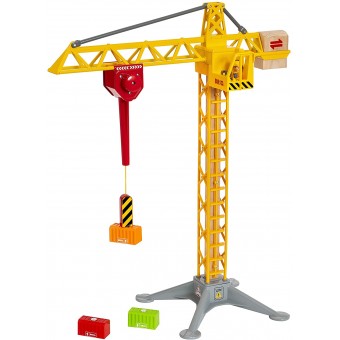 BRIO World - Light Up Construction Crane