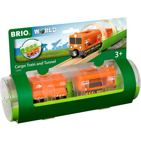 Brio World - Cargo Train & Tunnel - BRIO - BabyOnline HK