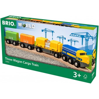 Brio World - Three-Wagon Cargo Train