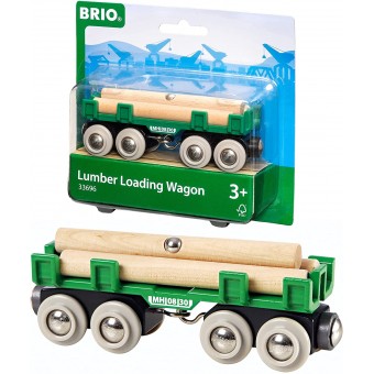 Brio World - Lumber Loading Wagon