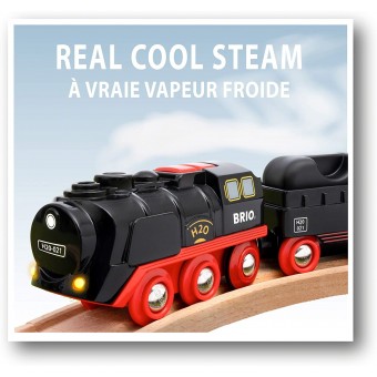 Brio World - Battery-Operated Steaming Train