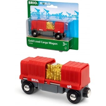 Brio World - Gold Load Cargo Wagon