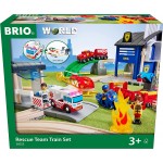 BRIO World - Rescue Team Train Set - BRIO