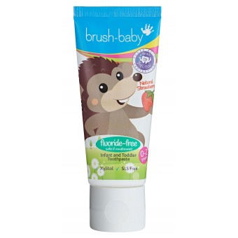 Fluoride-Free Strawberry Infant and Toddler Toothpaste (0-2 Years) With Xylitol 50ml