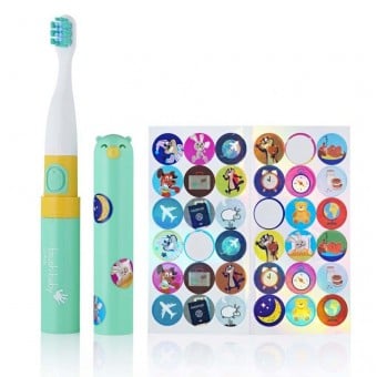 Go-Kidz Electric Travel Toothbrush - Teal