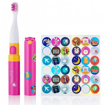 Go-Kidz Electric Travel Toothbrush - Pink