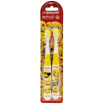 Emoji Toothbrush (Soft) - Pack of 2