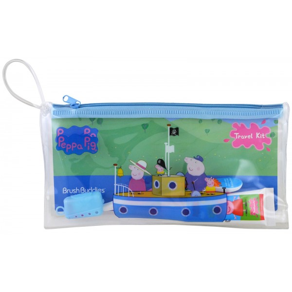 Peppa Pig Eco Toothbrushing Travel Kit - Brush Buddies - BabyOnline HK