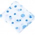 純棉嬰兒包巾 - Blueberry Bubbles (3 條裝)