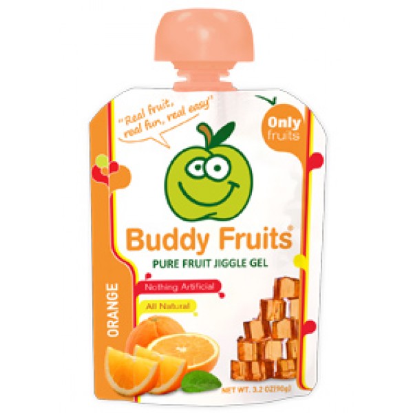 Pure Fruit Jiggle Gel - Orange (90g) [NEW] - Buddy Fruits - BabyOnline HK