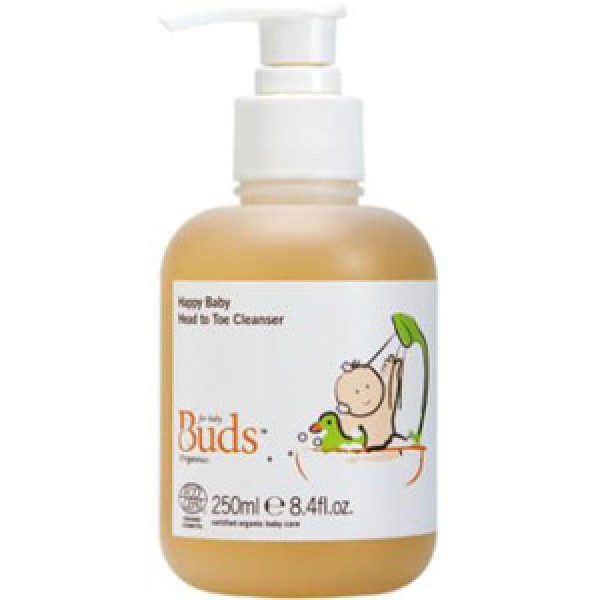 Cherished Organics - Happy Baby Head to Toe Cleanser 250ml - Buds - BabyOnline HK