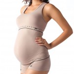 Illusion Seamless Maternity & Nursing Top (Biege) - Size L/XL - Cache Coeur - BabyOnline HK