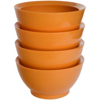 The Ultimate Non-Spill Bowl 20oz - Set of 4 - Orange