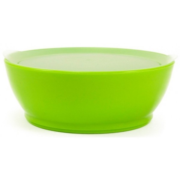 The Ultimate Non-Spill Salsa Bowl with Lid 12oz - Green - Calibowl - BabyOnline HK