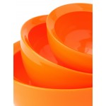 The Ultimate Non-Spill Bowl 20oz - Set of 4 - Orange - Calibowl - BabyOnline HK