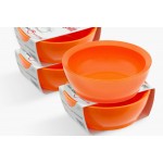 The Ultimate Non-Spill Bowl 12oz - Set of 2 - Orange - Calibowl - BabyOnline HK