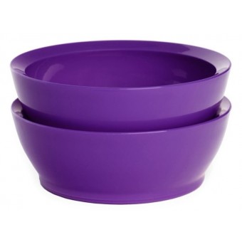 The Ultimate Non-Spill Bowl 12oz - Set of 2 - Purple