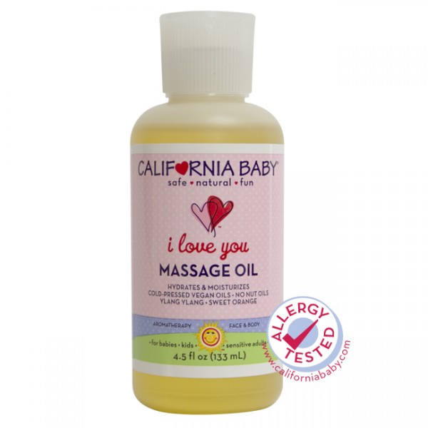 Massage Oil - I Love You 4.5oz - California Baby - BabyOnline HK