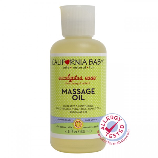Massage Oil - Eucalyptus Ease 4.5oz - California Baby - BabyOnline HK