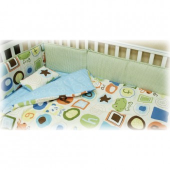 Baby Bedding Set (Animal Doddles)