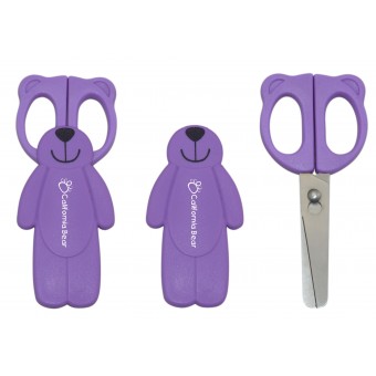 Detachable Baby Food Scissors - Purple Bear