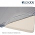 Candide - Waterproof Fitted Sheet (70 x 140cm) - Dark Grey