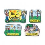 Bulletin Board Set - Kid-Drawn Be In Control (set of 8) - Carson Dellosa - BabyOnline HK
