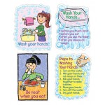 Bulletin Board Set - Kid-Drawn Hygiene (set of 12) - Carson Dellosa - BabyOnline HK