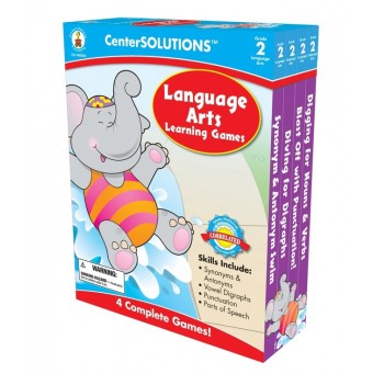 Language Arts Learning Games Board Game - Grade 2