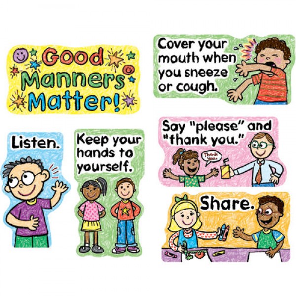 Good Manners Matter Bulletin Board Set - Carson Dellosa - BabyOnline HK