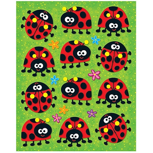 Shape Stickers - Ladybugs (72 pcs) - Carson Dellosa - BabyOnline HK