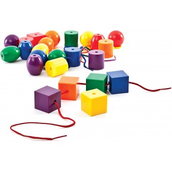 Thinking Kids' - MATH - 48 Jumbo Lacing Beads
