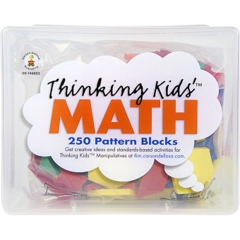 The Thinking Kids' - MATH - 250 Pattern Blocks