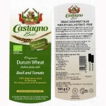 Organic Durum Wheat Italian Penne with Basil and Tomato 500g - Castagno - BabyOnline HK